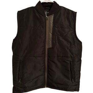 ZAKBRAND Puffer Vest / Jacket sleeveless w/Pockets -‎ L - Black